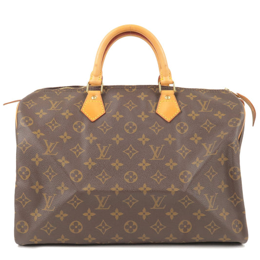 Louis Vuitton Monogram Speedy 35 Hand Bag Boston Bag M41524